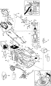 Part Location Diagram of 243620-00 DeWALT Upper Handle